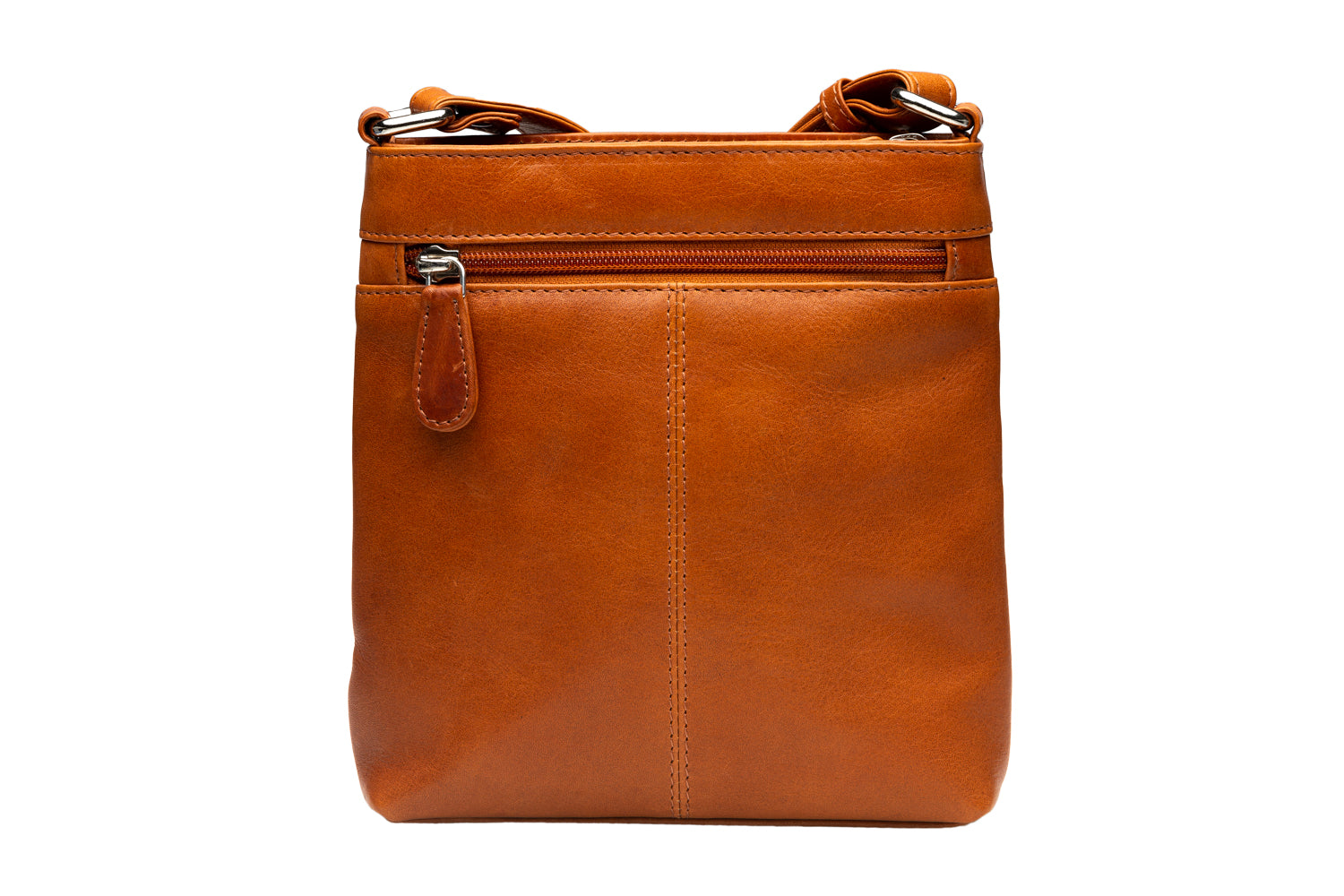 A. Eriksson Liten Skinnveske Rosie Cognac