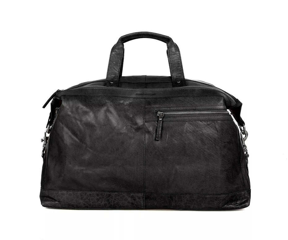 Spikes & Sparrow Weekendbag i skinn - Atlanta