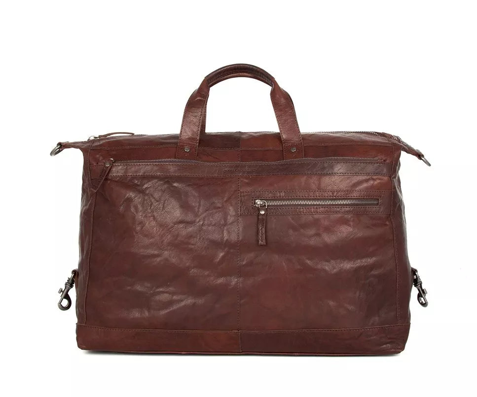 Spikes & Sparrow Weekendbag i skinn - Atlanta