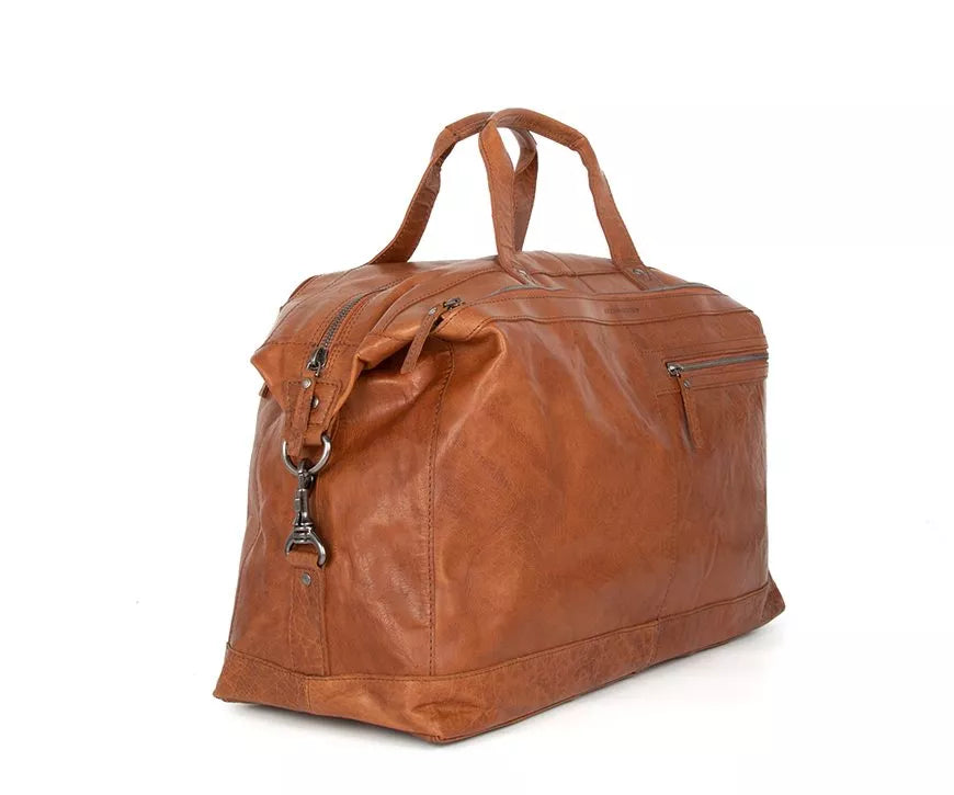 Spikes & Sparrow Weekendbag i skinn - Atlanta