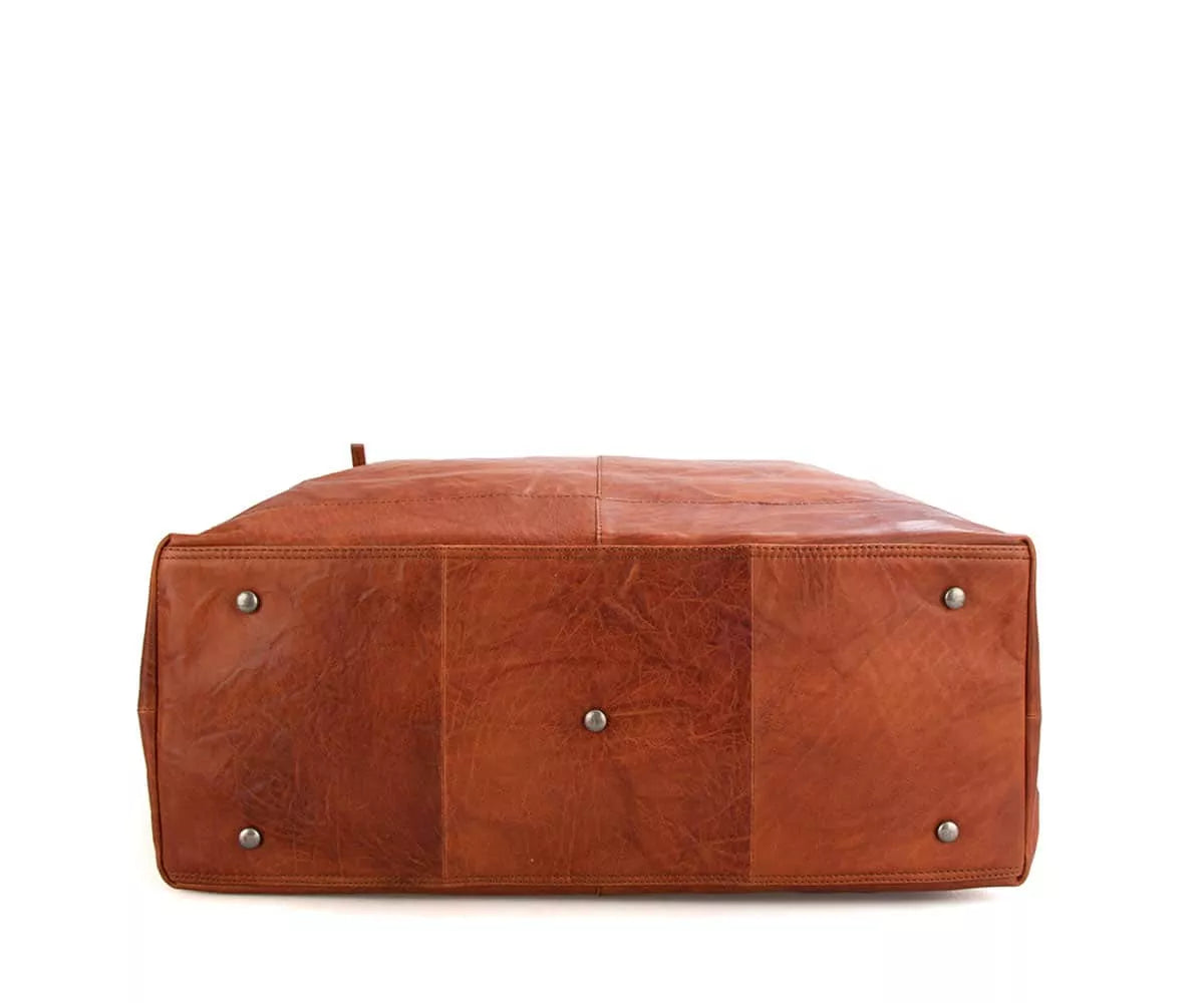 Spikes & Sparrow Weekendbag i skinn - Atlanta