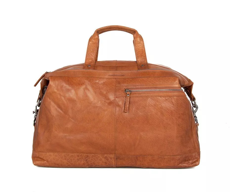 Spikes & Sparrow Weekendbag i skinn - Atlanta