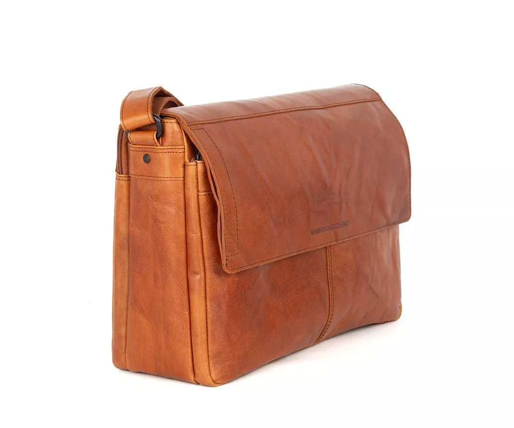 Spikes & Sparrow PC-veske i skinn - Ronn