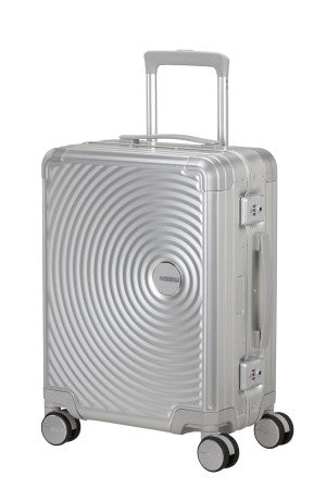 American Tourister Soundbox Alu kabinkoffert i aluminium 55cm/39L