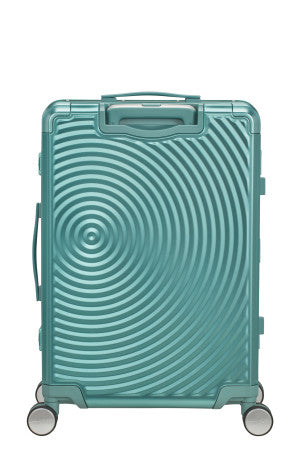 American Tourister Soundbox Alu mellomstor koffert i aluminium 68cm/73L