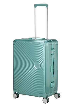 American Tourister Soundbox Alu mellomstor koffert i aluminium 68cm/73L