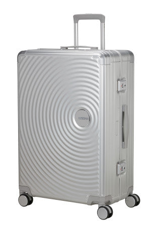 American Tourister Soundbox Alu mellomstor koffert i aluminium 77cm/100L
