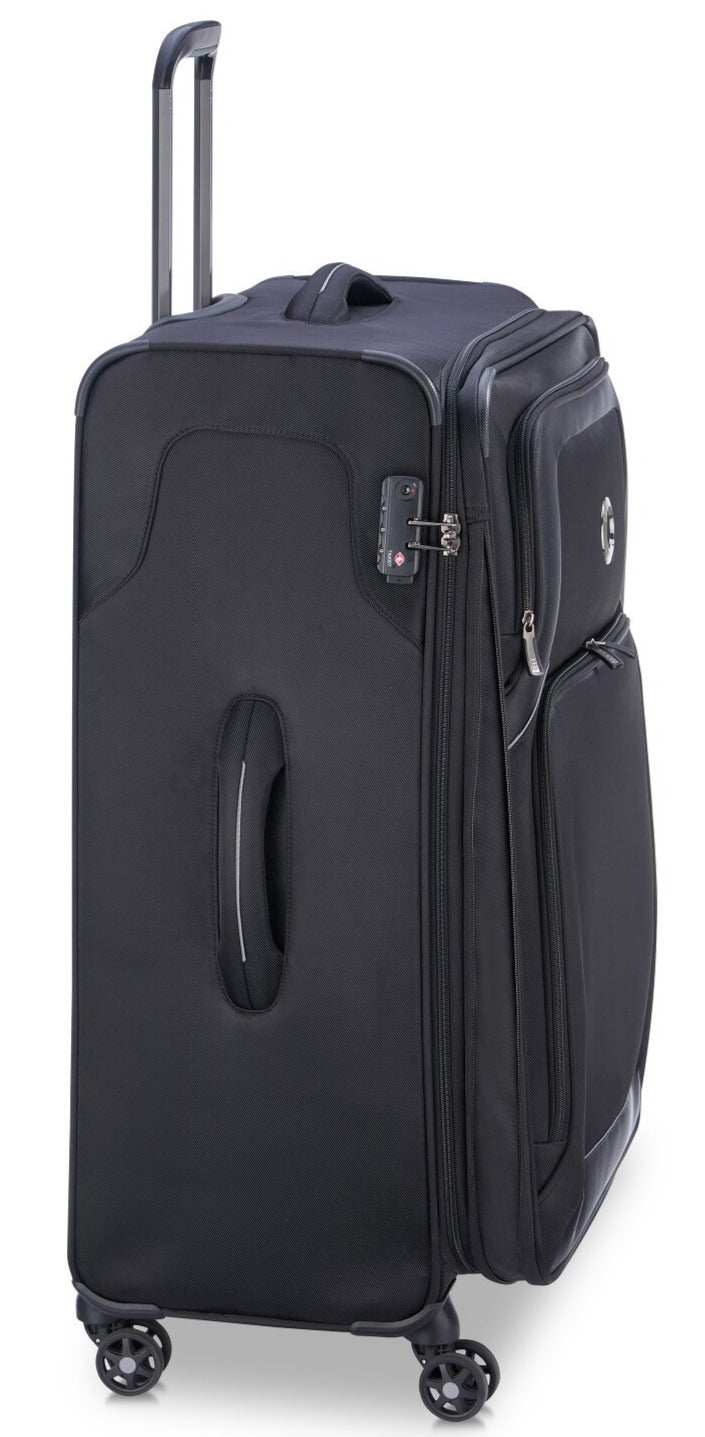 Delsey Optimax Lite Stor Utvidbar Koffert 78cm Svart
