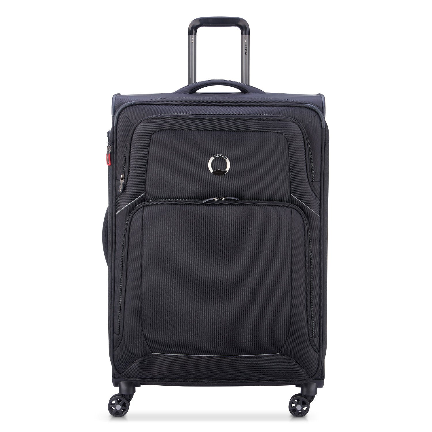 Delsey Optimax Lite Stor Utvidbar Koffert 78cm Svart
