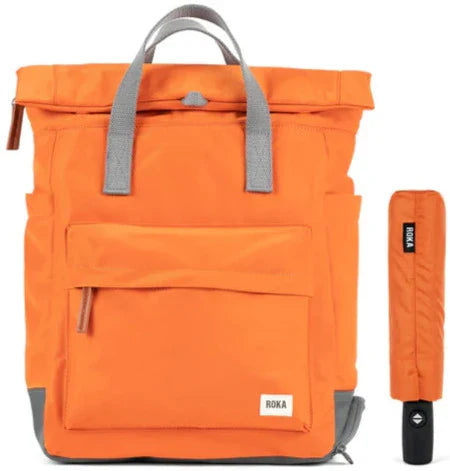 Roka Bayswater B Ryggsekk Med Parpaply 15 Liter Oransje