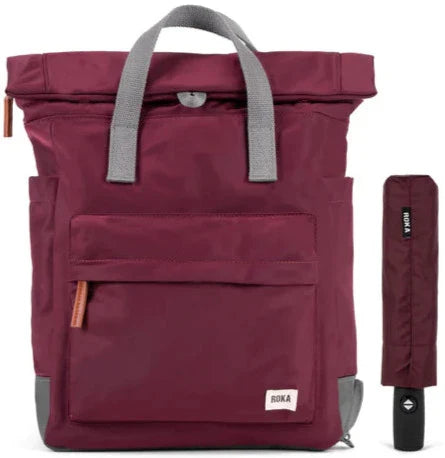 Roka Bayswater B Ryggsekk Med Parpaply 15 Liter Plum