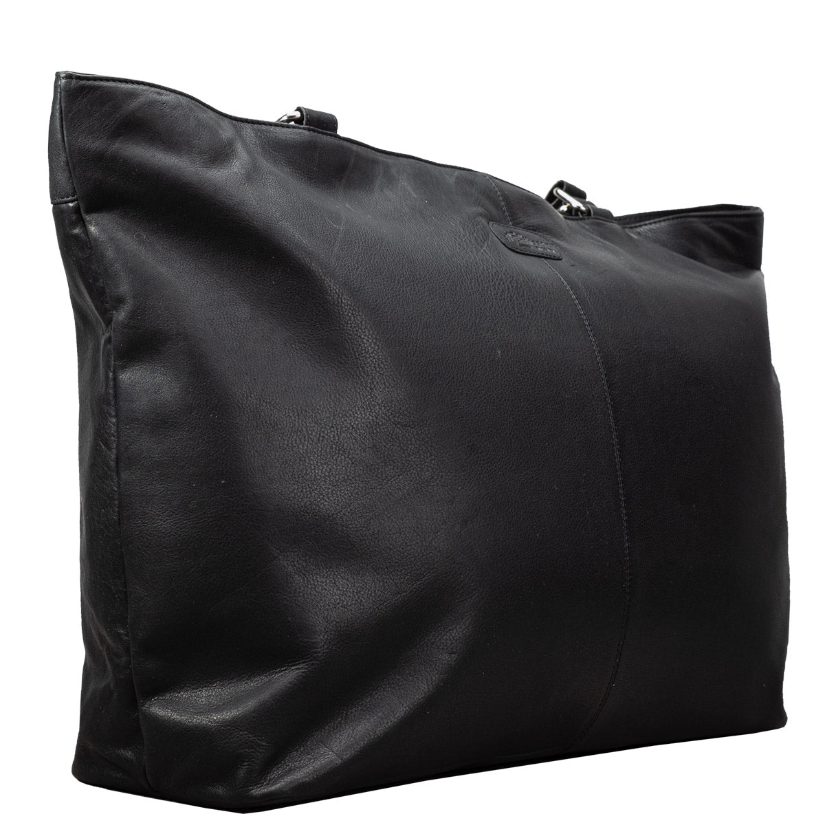A. Eriksson Olivia Stor Skinn Shopper-Wekend Bag Svart