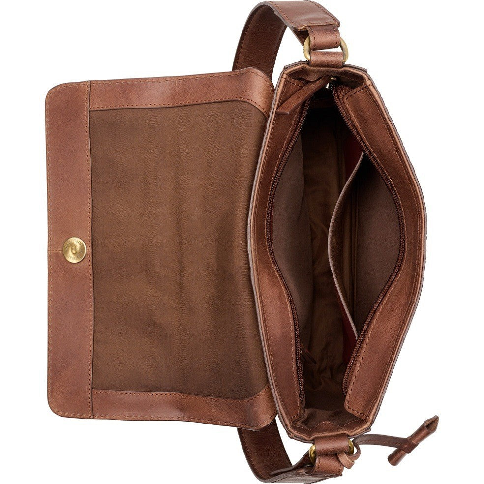 Burkely Cool Colbie Satchel Mellomstor Skinnveske Brun