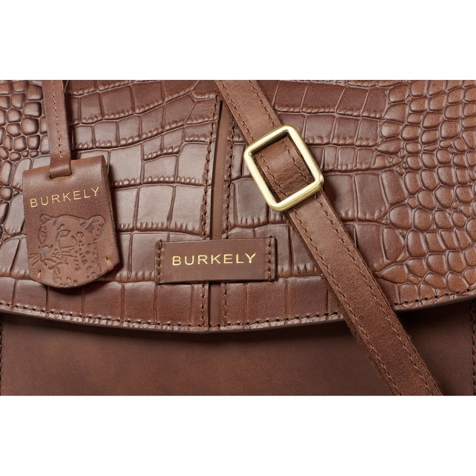Burkely Cool Colbie Satchel Mellomstor Skinnveske Brun