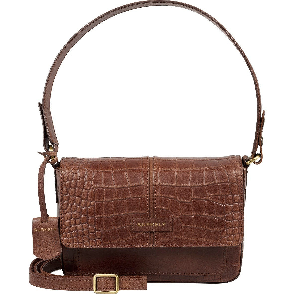 Burkely Cool Colbie Satchel Mellomstor Skinnveske Brun