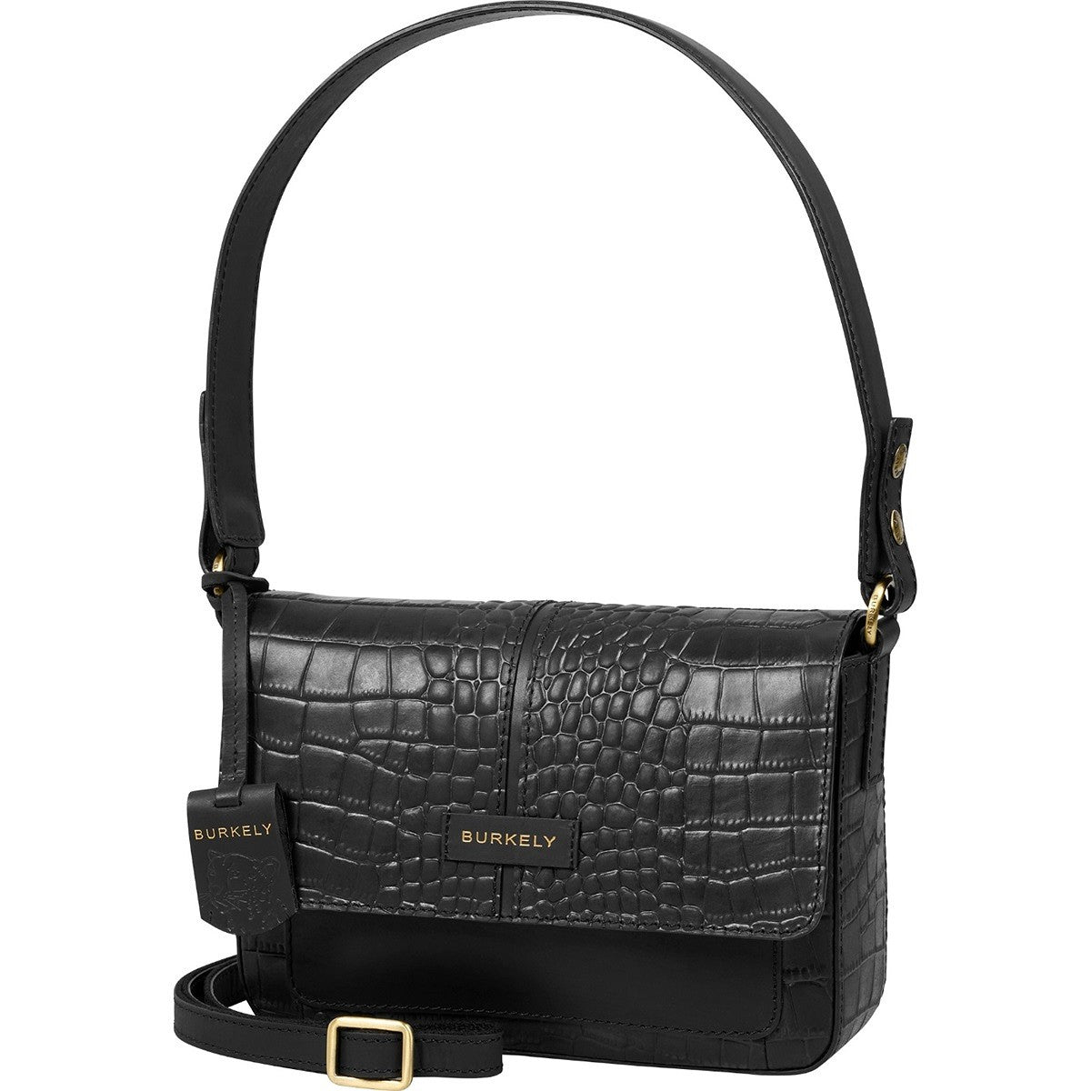 Burkely Cool Colbie Satchel Mellomstor Skinnveske Svart