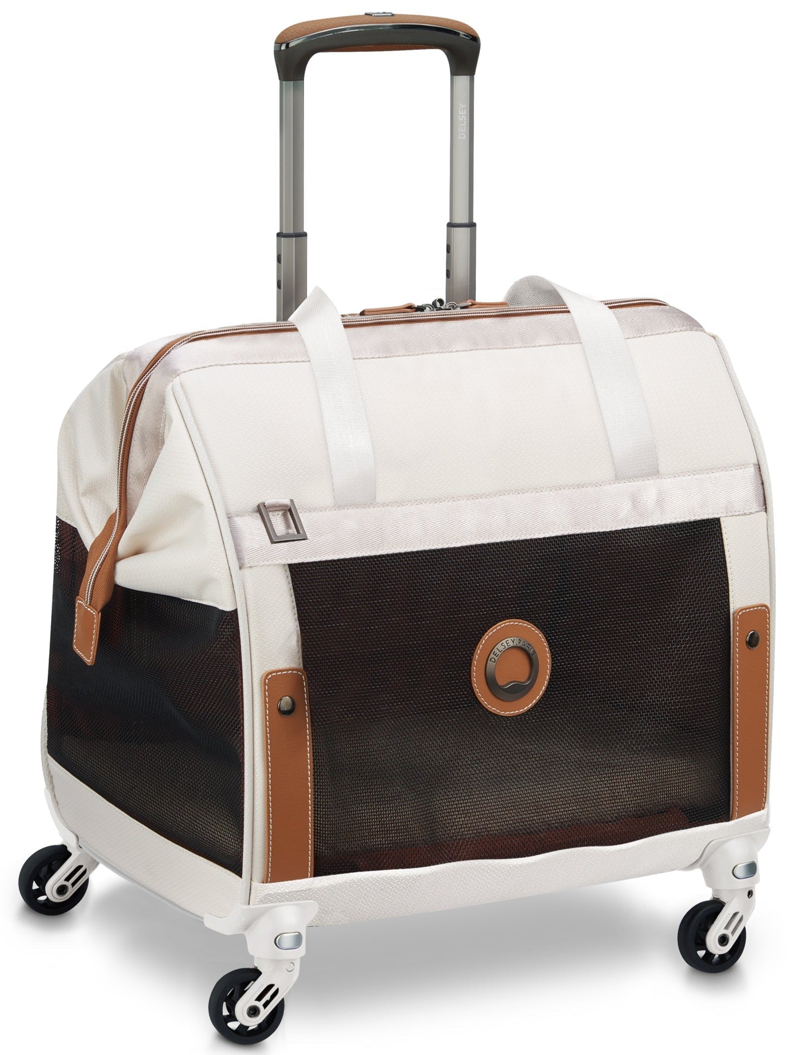 Delsey Chatelet Air 2.0 Pet Carrier Duffel Med Avtagbare Hjul Angora