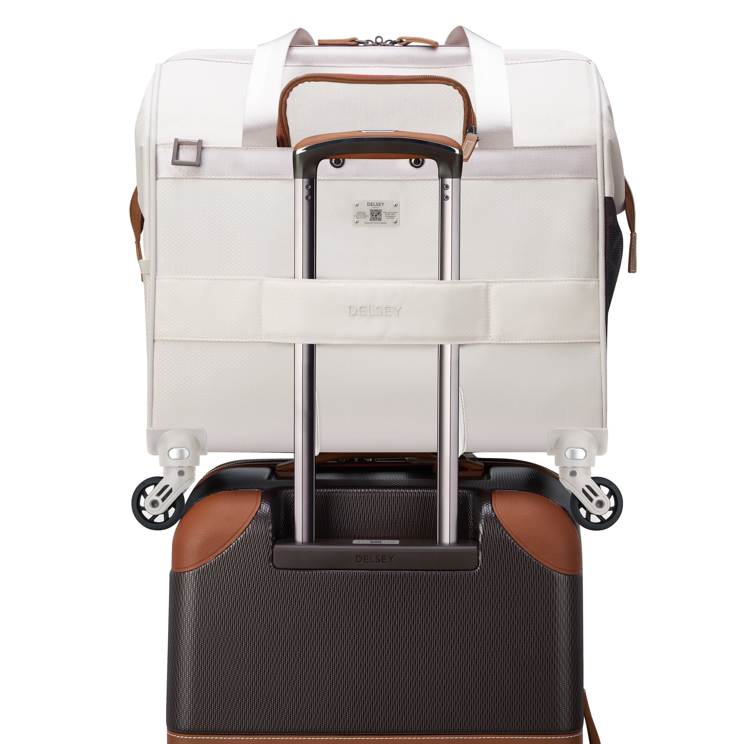 Delsey Chatelet Air 2.0 Pet Carrier Duffel Med Avtagbare Hjul Angora