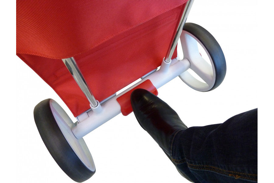 Rolser Com MF 8 Shoppingvogn Med To Store Hjul 53 Liter Grønn
