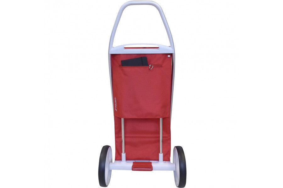 Rolser Com MF 8 Shoppingvogn Med To Store Hjul 53 Liter Rød