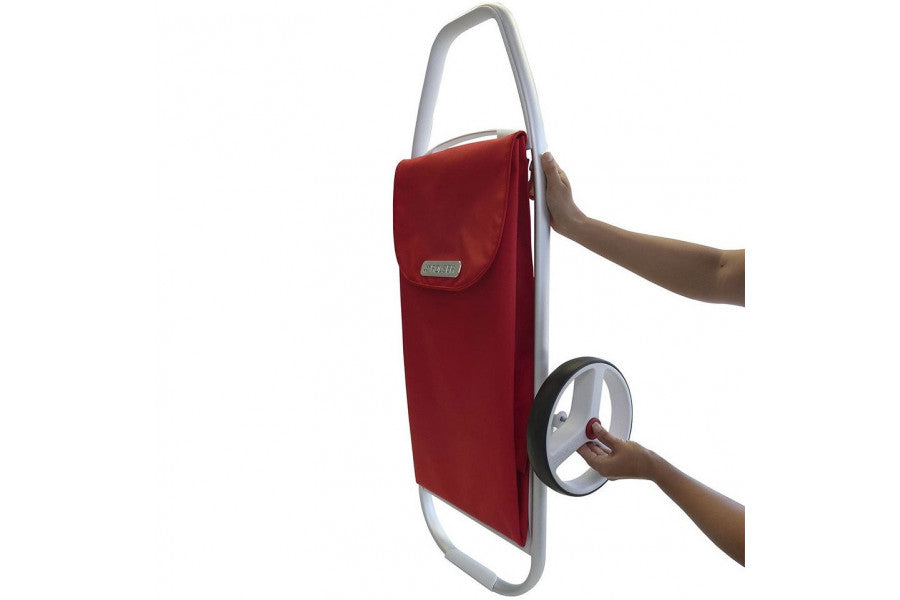 Rolser Com MF 8 Shoppingvogn Med To Store Hjul 53 Liter Blå