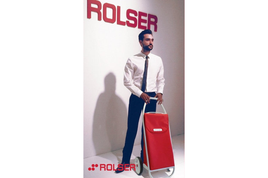 Rolser Com MF 8 Shoppingvogn Med To Store Hjul 53 Liter Grønn