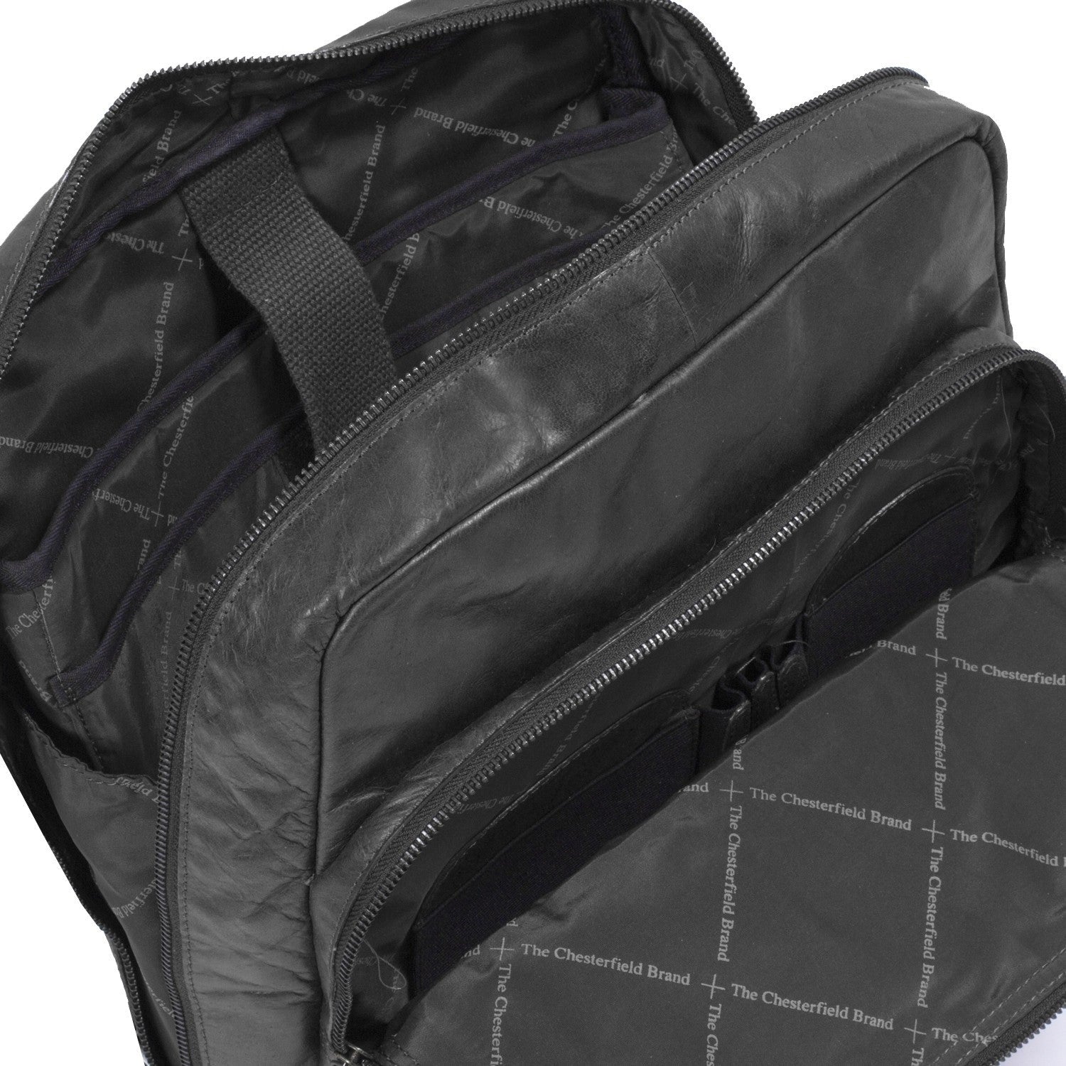 The Chesterfield Brand Mack 15,6" Pc Sekk I Skinn Svart