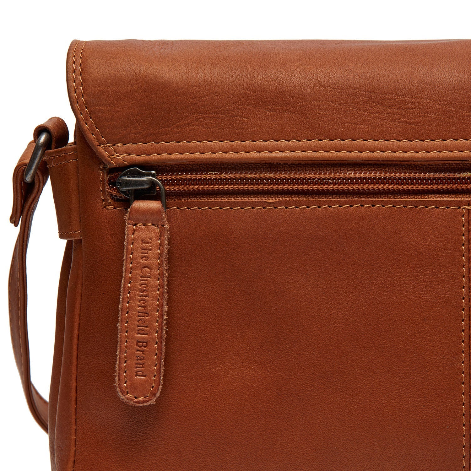 The Chesterfield Brand Reston Skulderveske I Skinn Cognac