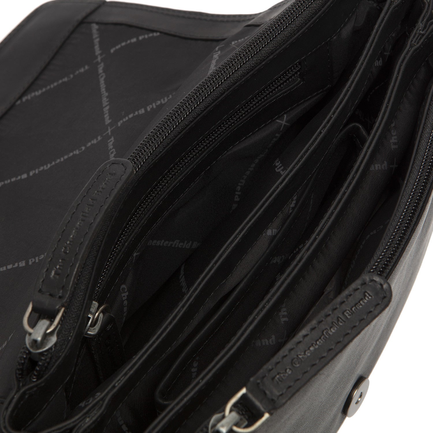 The Chesterfield Brand Reston Skulderveske I Skinn Svart