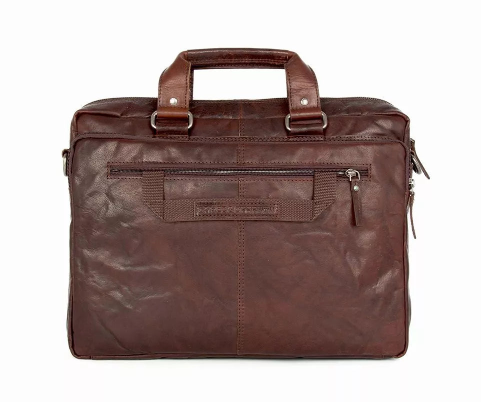 Spikes & Sparrow PC-veske i skinn/ 16,4" - Missisippi