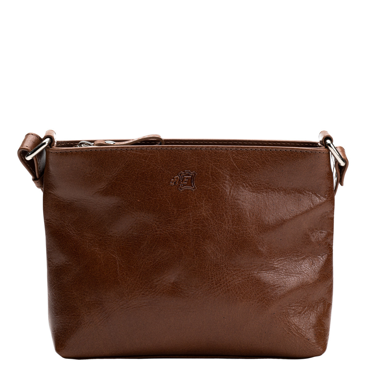 A. Eriksson Liten Skinnveske Nanny Brun