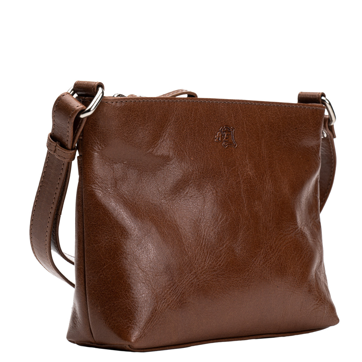 A. Eriksson Liten Skinnveske Nanny Brun