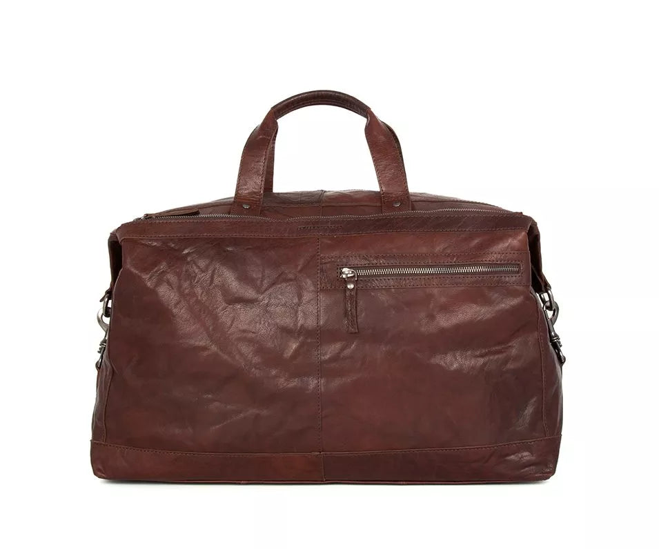 Spikes & Sparrow Weekendbag i skinn  - Atlanta
