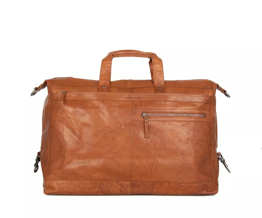 Spikes & Sparrow Weekendbag i skinn  - Atlanta