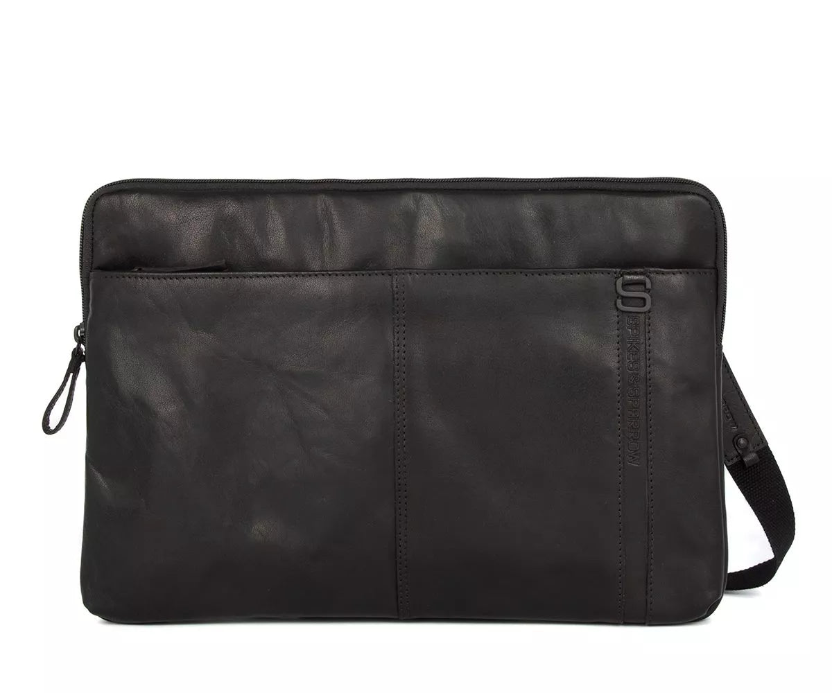 Spikes & Sparrow PC-veske i skinn/ 15,6" - Seattle