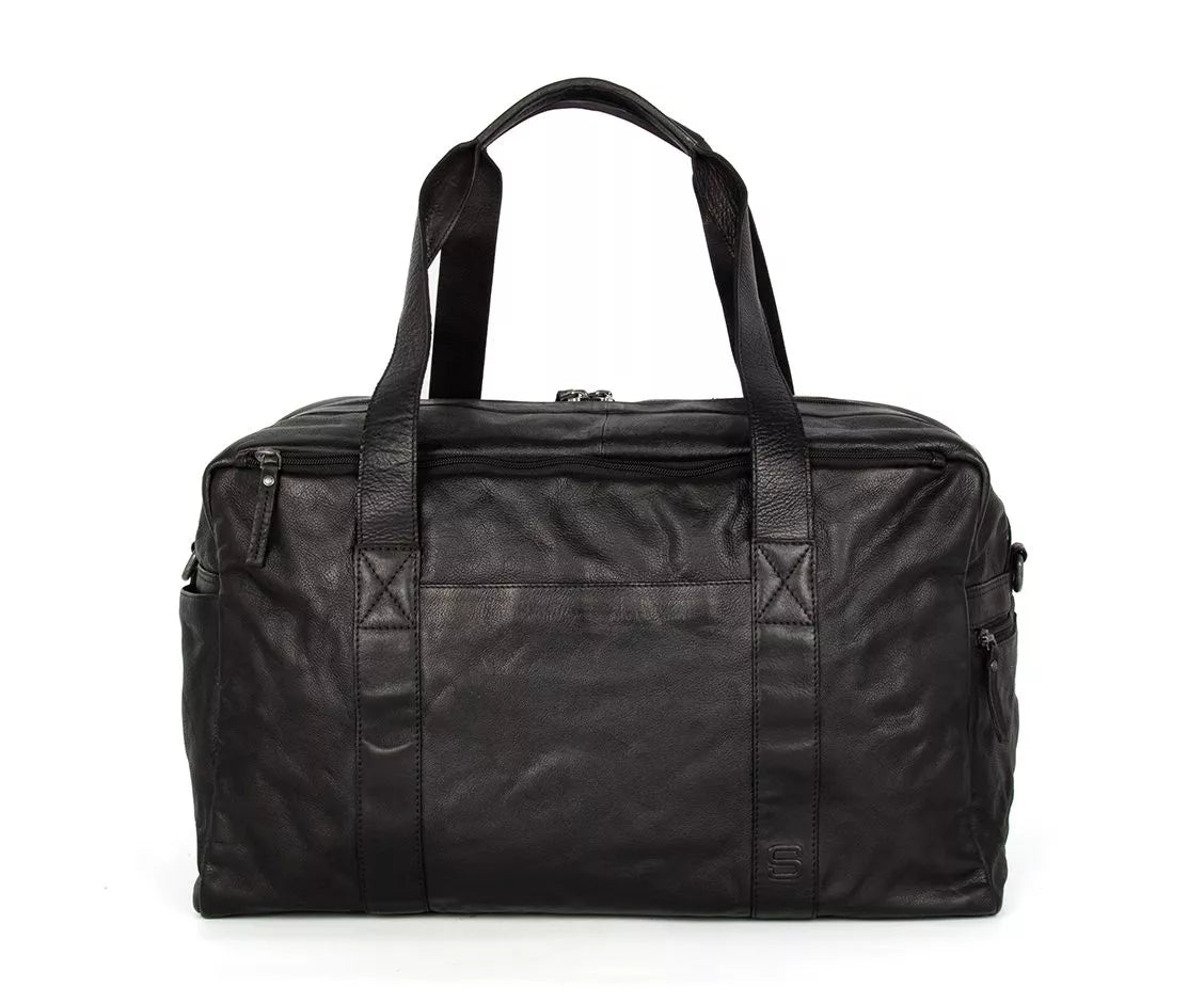 Spikes & Sparrow Weekendbag i skinn/ 17" - Brian