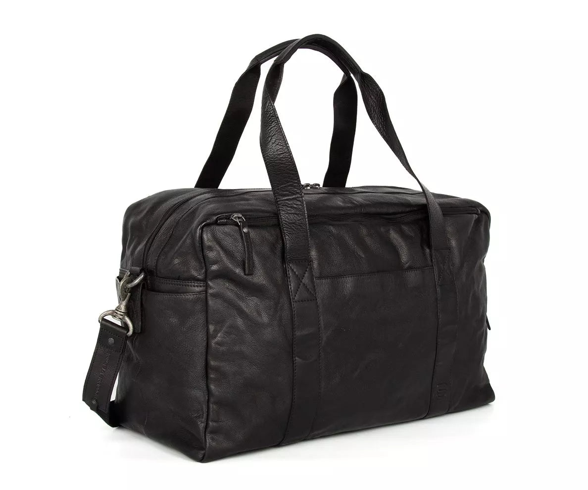 Spikes & Sparrow Weekendbag i skinn/ 17" - Brian