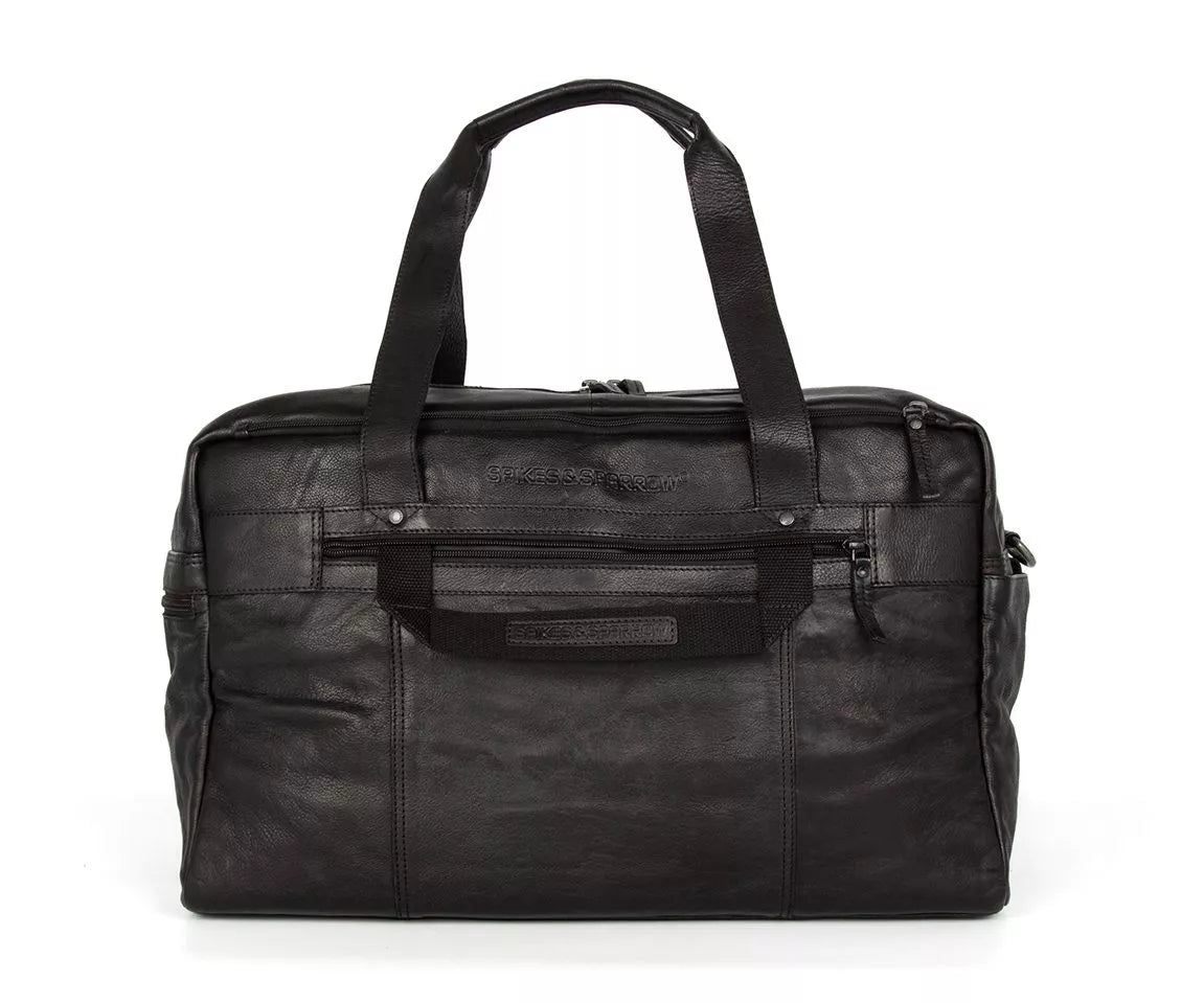 Spikes & Sparrow Weekendbag i skinn/ 17" - Brian