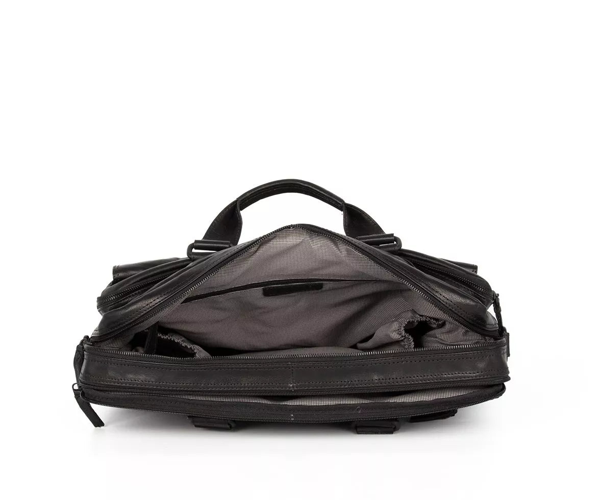 Spikes & Sparrow PC-veske i skinn / 17" - Robert