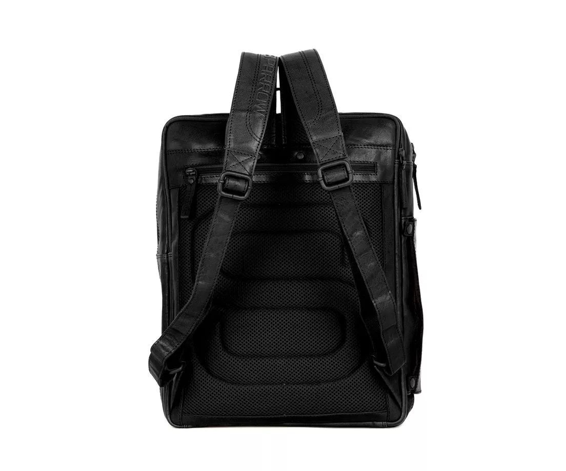 Spikes & Sparrow Ryggsekk i skinn/ 15,6" - Jonathan