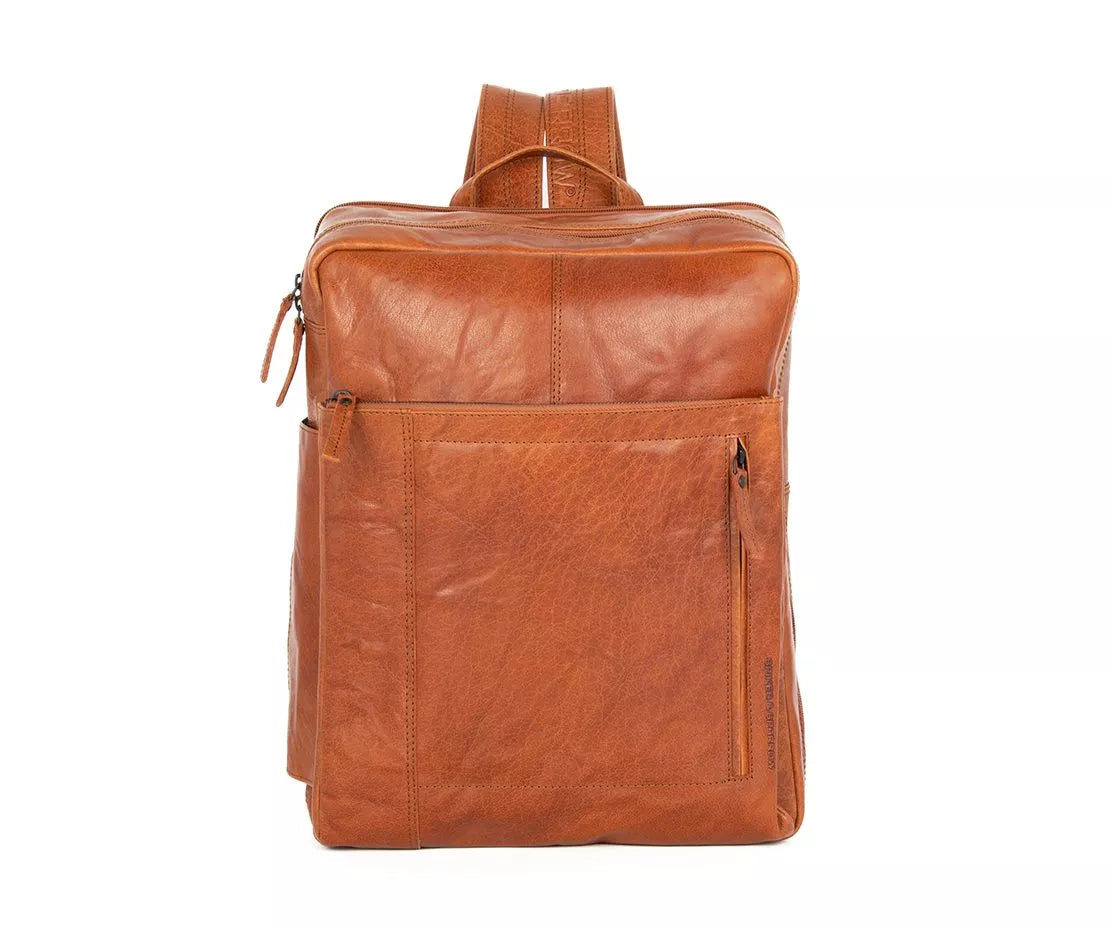 Spikes & Sparrow Ryggsekk i skinn/ 15,6" - Jonathan