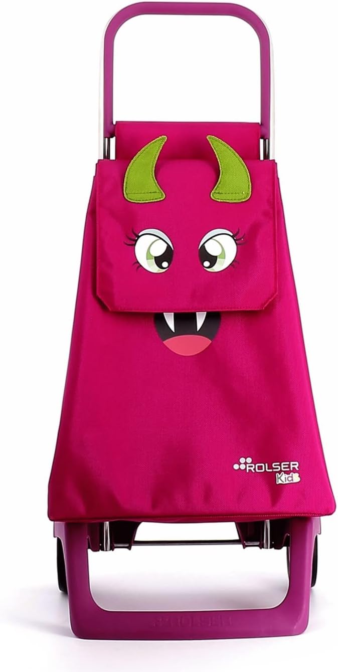 Rolser Monster Kid MF Joy Shoppingvogn med 2 hjul Rose