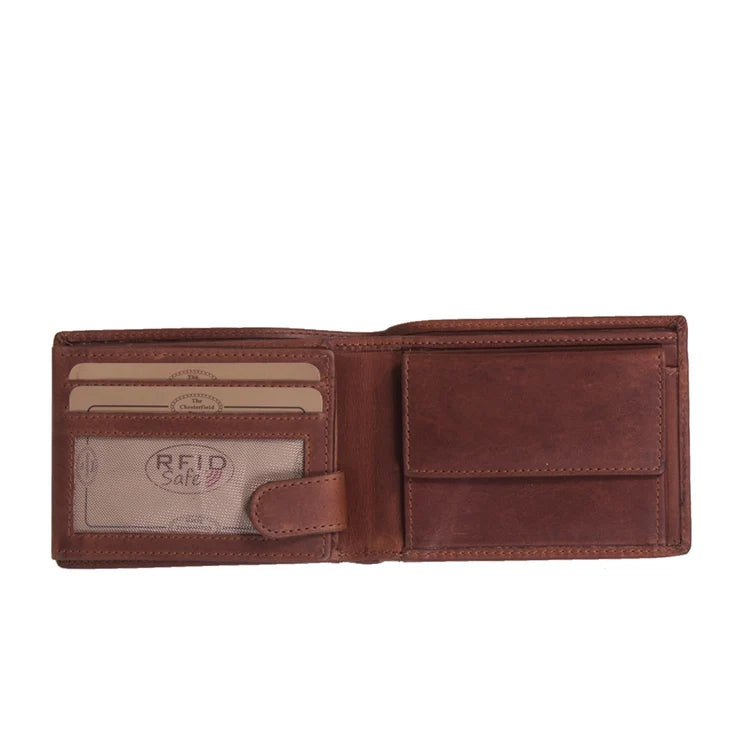 The Chesterfield Brand Marvin RFID Lommebok i Skinn – Cognac