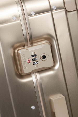 American Tourister Soundbox Alu kabinkoffert i aluminium 55cm/39L