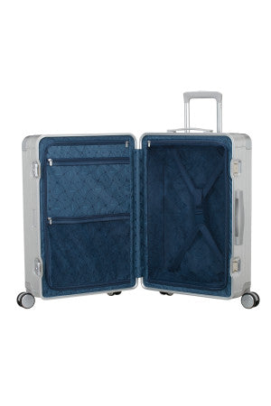 American Tourister Soundbox Alu mellomstor koffert i aluminium 68cm/73L
