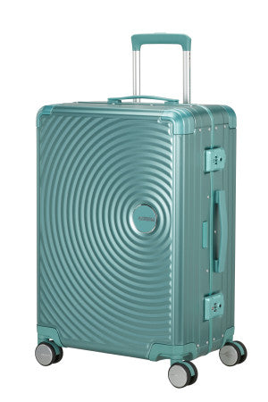 American Tourister Soundbox Alu mellomstor koffert i aluminium 68cm/73L