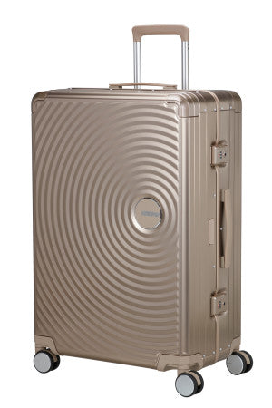 American Tourister Soundbox Alu mellomstor koffert i aluminium 77cm/100L