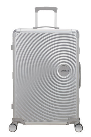 American Tourister Soundbox Alu mellomstor koffert i aluminium 77cm/100L