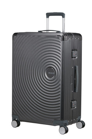 American Tourister Soundbox Alu mellomstor koffert i aluminium 77cm/100L