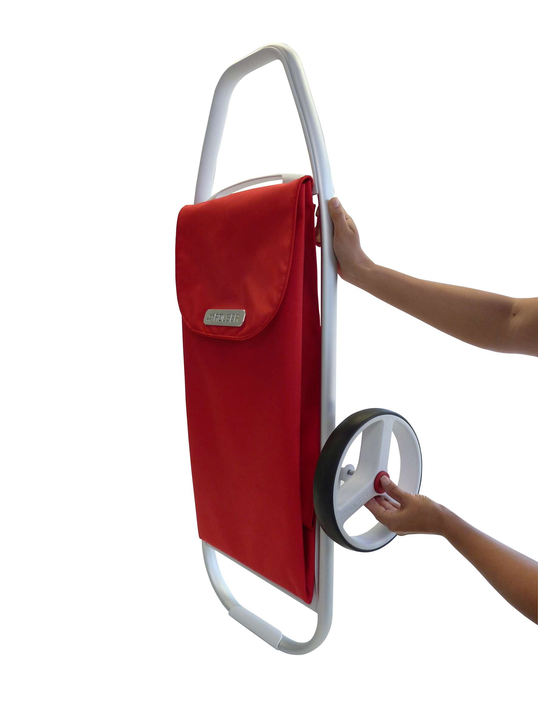 Rolser Com Soft 8 Shoppingvogn Med To Store Hjul 53 L Aqua